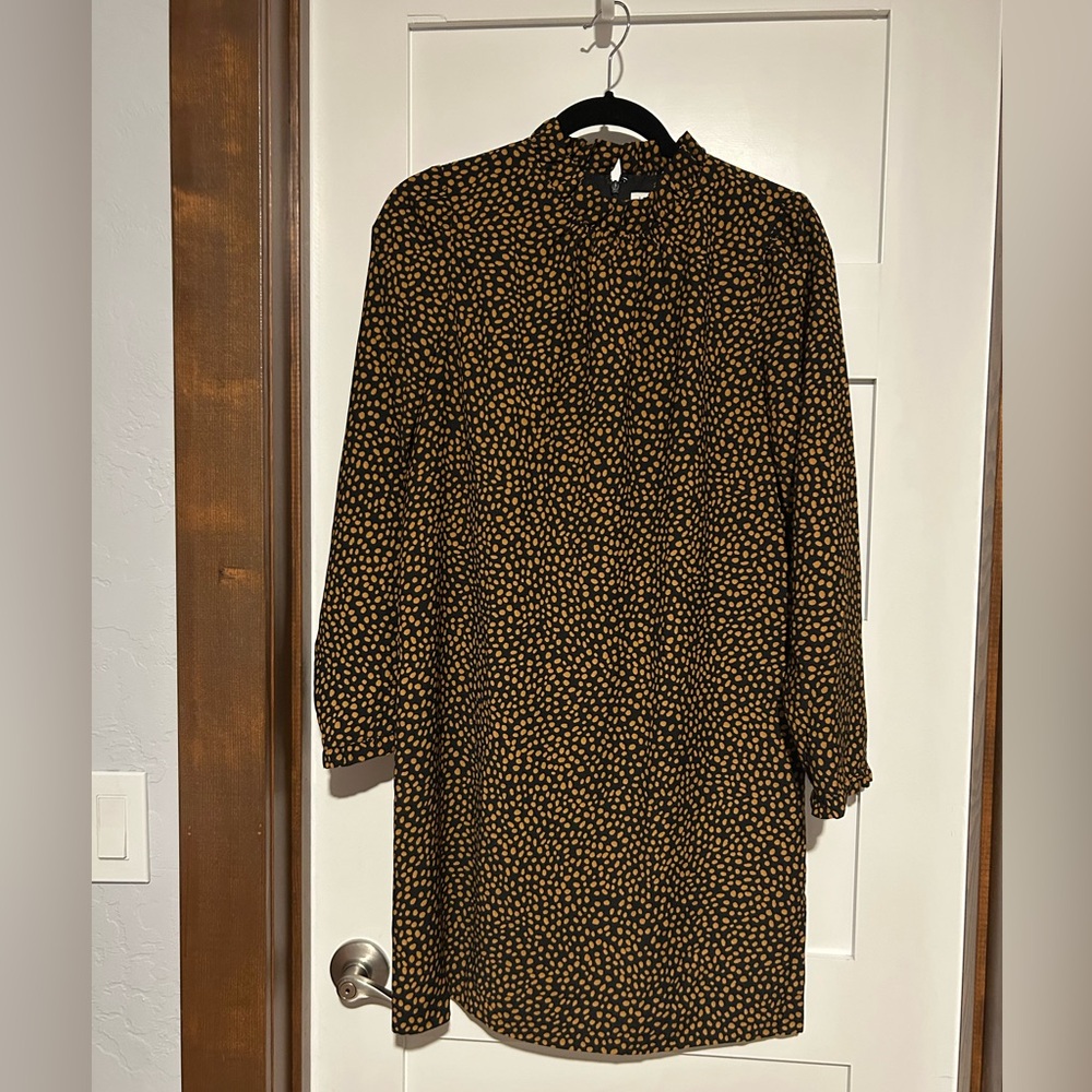 J.Crew Long Sleeve Dress  Dots Size 4